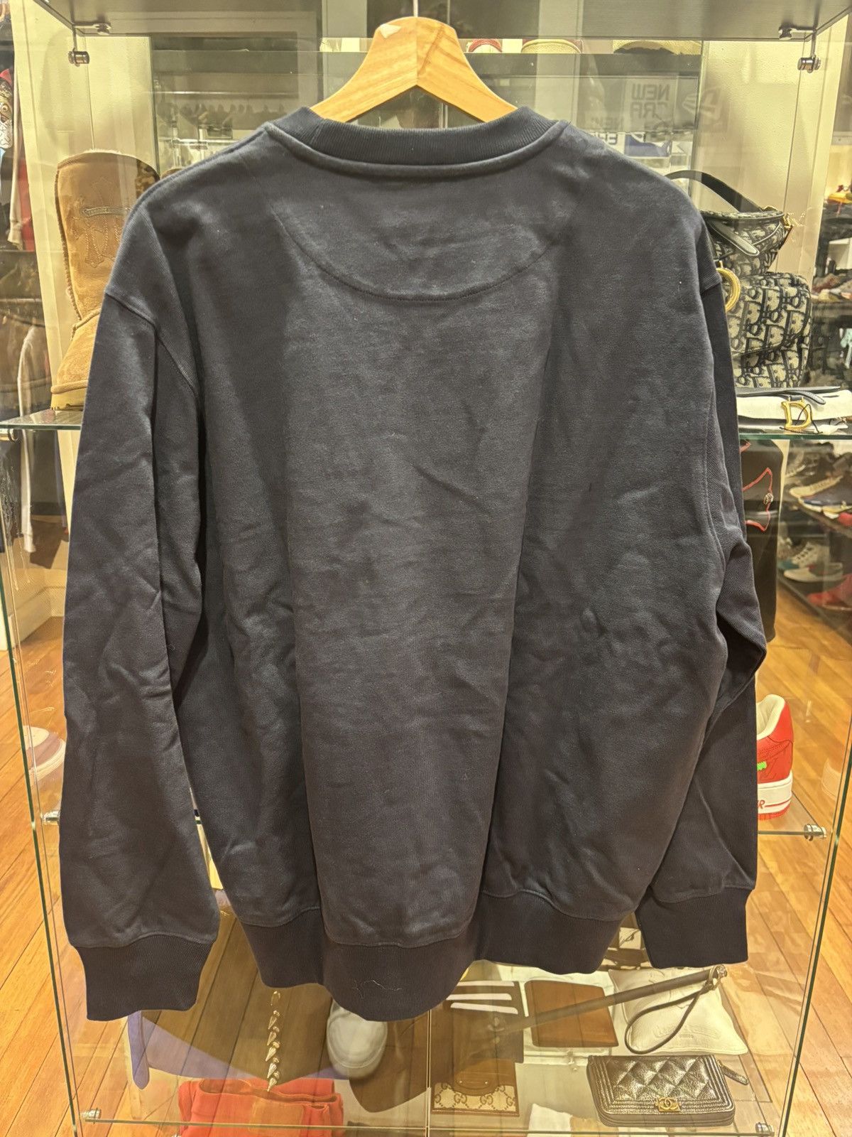Palace Palace Shopping Experience Crew Navy Size US XL / EU 56 / 4 - 2 Thumbnail