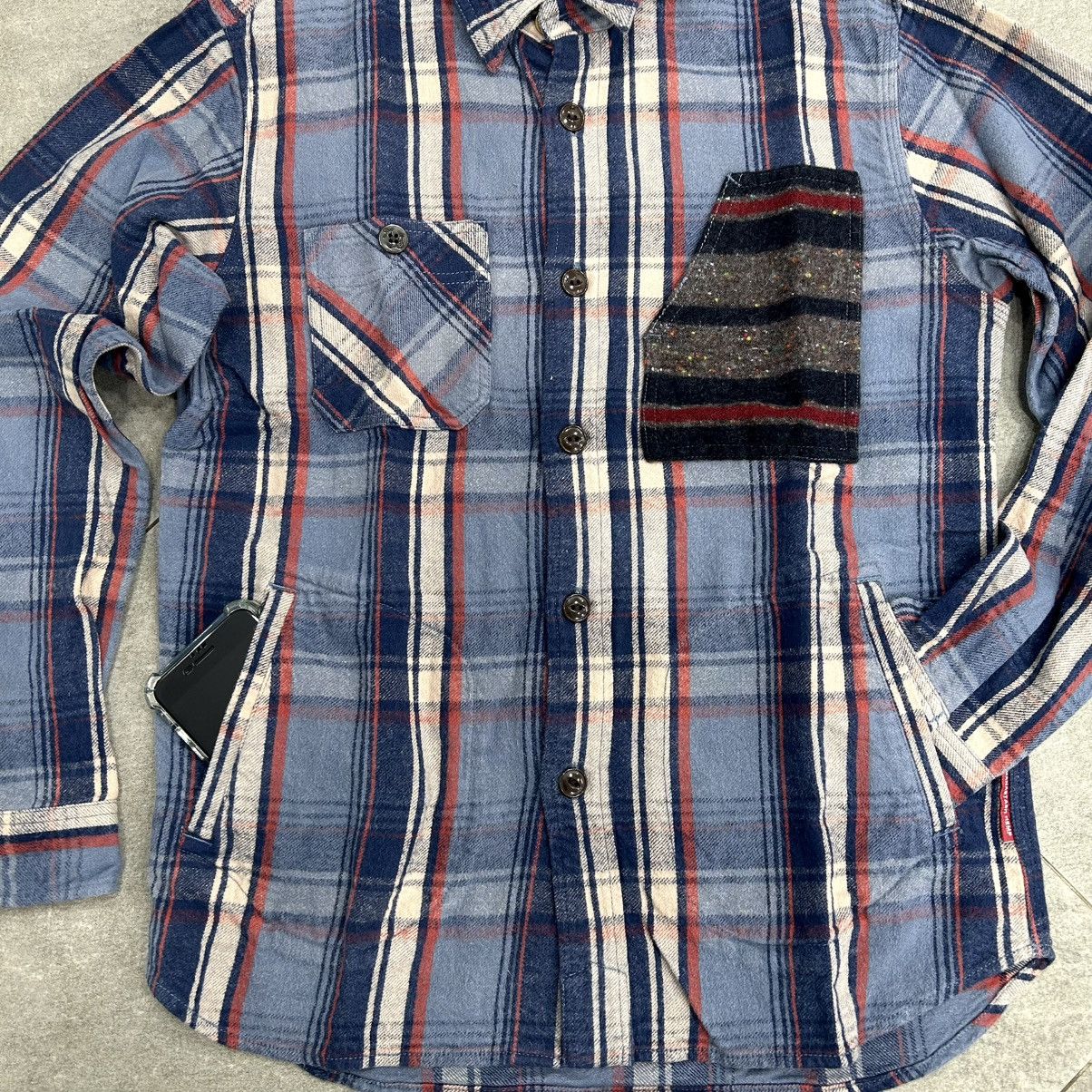 Manastash Vintage 90s Manastash Flanel Shirt Button Up Long Slevee Size US L / EU 52-54 / 3 - 4 Thumbnail