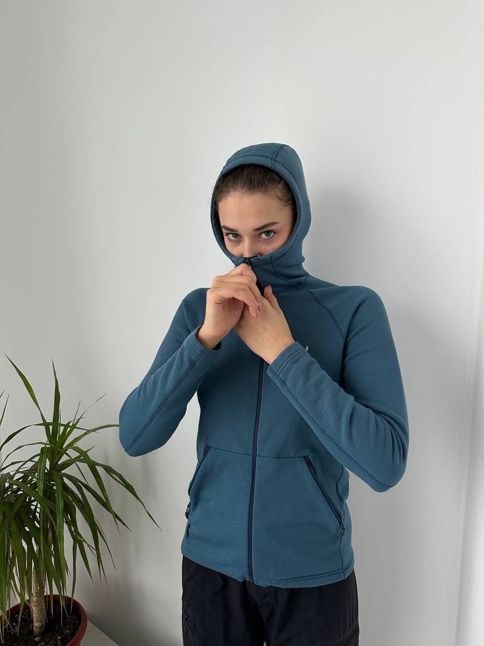 Haglofs × Vintage Vintage Haglofs Blue Outdoor Zip Hoodie Size S / US 4 / IT 40 - 11 Thumbnail