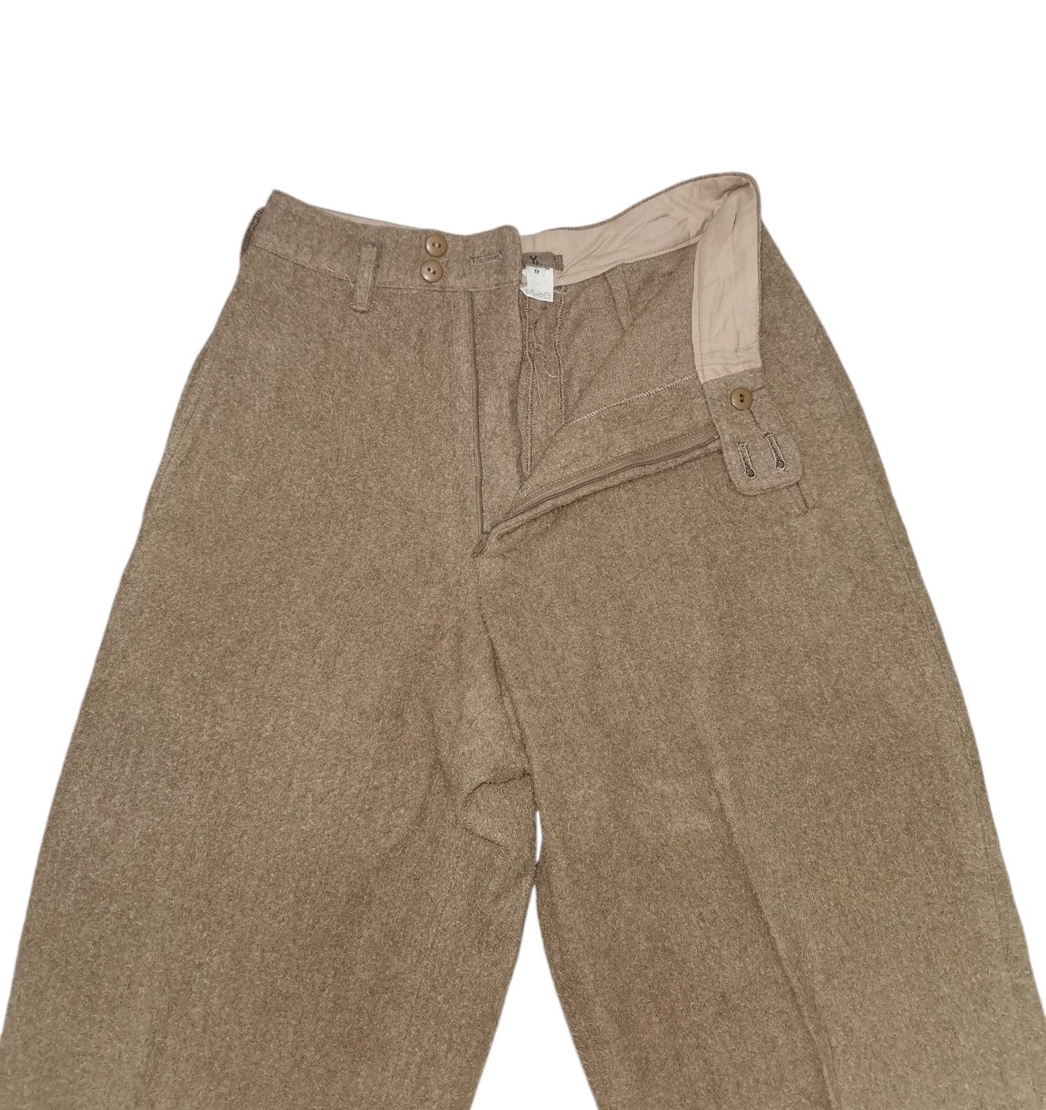 Y's × Yohji Yamamoto Ys Yohji Yamamoto Wool Trousers Pant Size US 26 / EU 42 - 11 Thumbnail
