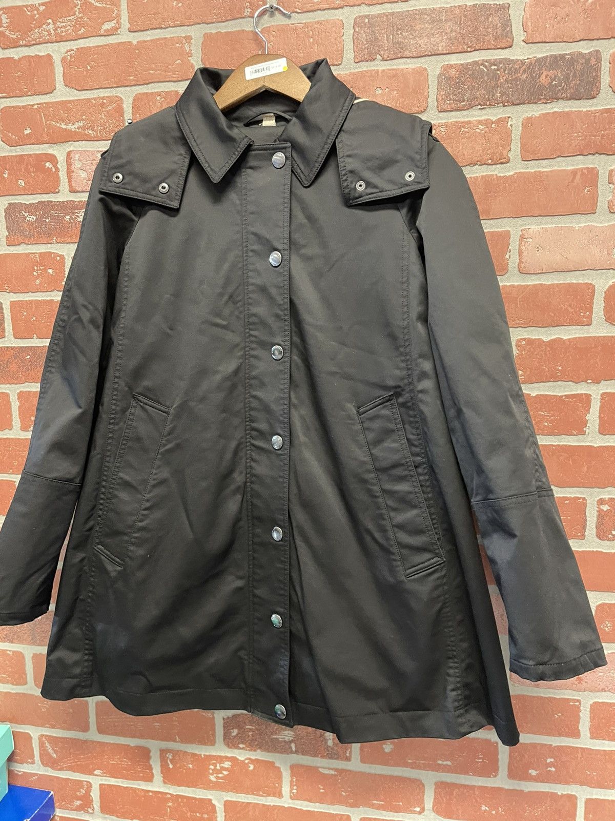 Burberry Size M - Burberry Brit Jacket Black Parka/Raincoat Size M / US 6-8 / IT 42-44 - 3 Thumbnail