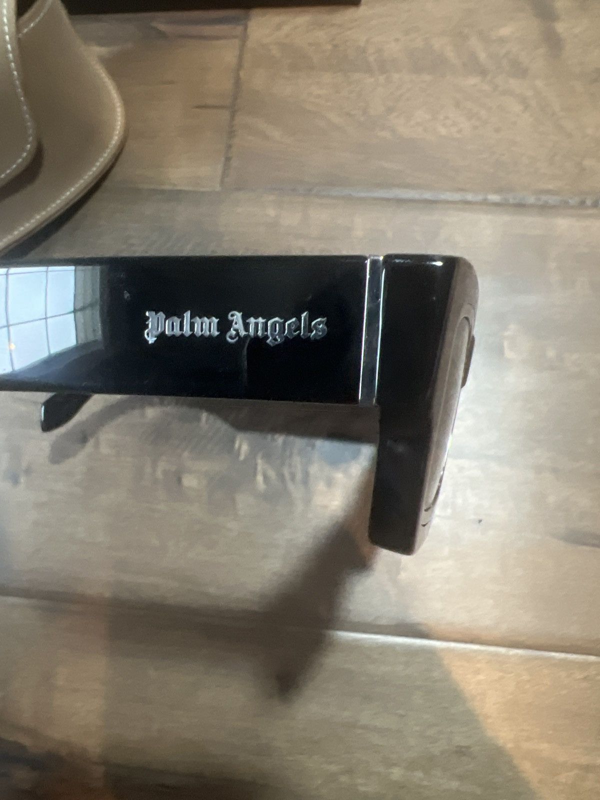 Palm Angels black, and silver sunglasses