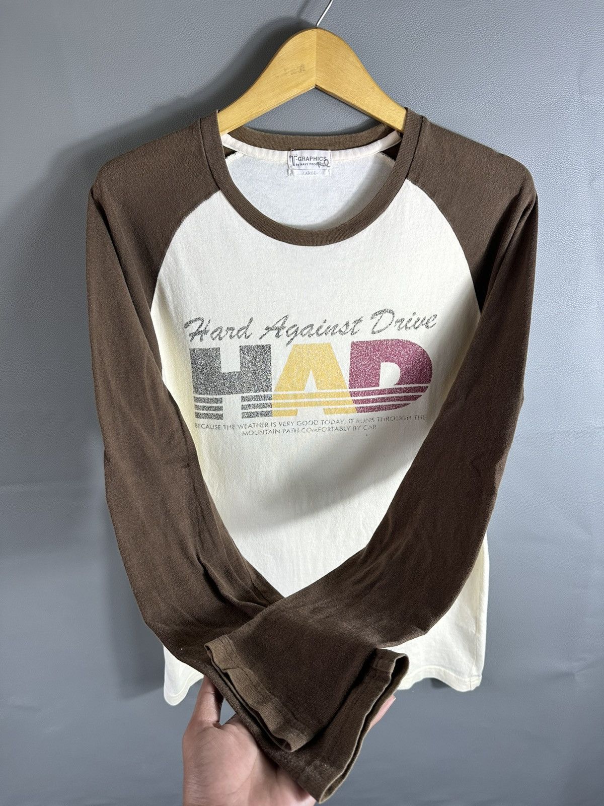 Beauty Beast × If Six Was Nine × Japanese Brand HARD AGAINTS DRIVE POEM LONG SLEEVE FADED IFSIX LGB STYLE Size US M / EU 48-50 / 2 - 3 Thumbnail
