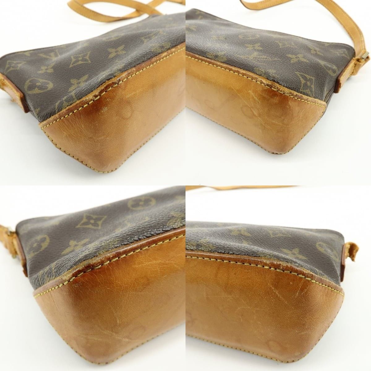 Louis Vuitton Louis Vuitton Monogram Trotteur Canvas Shoulder Bag Brown Size ONE SIZE - 5 Thumbnail