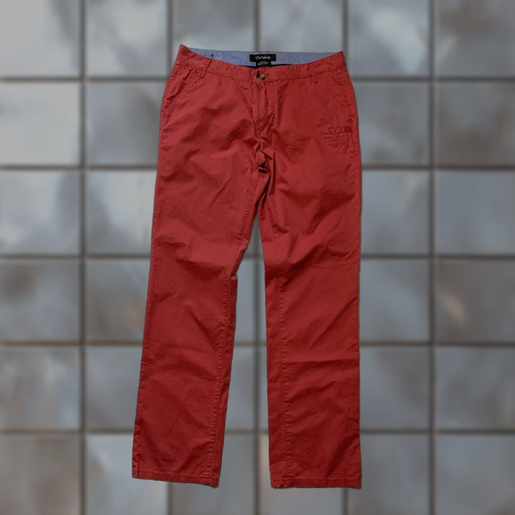 Vintage Civil Society Salmon Coral Pink Slim Straight Chino Flat Front Pants Sz. 36 Size US 36 / EU 52 - 1 Thumbnail