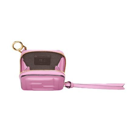 Fendi o1s1wg111224 Size: OS / FF Cube Wallet in Pink Size ONE SIZE - 3 Thumbnail