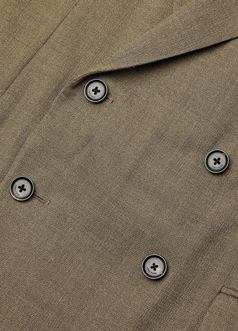 Loro Piana o1srvl11e0426 FAP2825 Milano Blazer in Khaki Size US M / EU 48-50 / 2 - 7 Thumbnail
