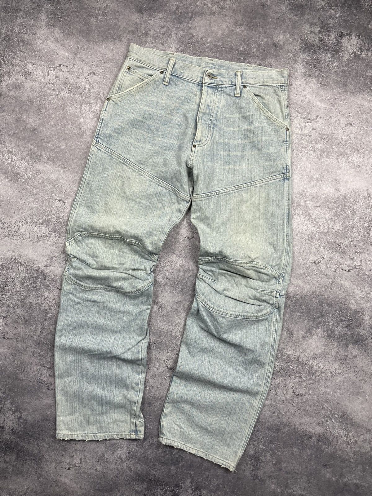 G-Star Vintage G-Star Raw Baggy Denim Jeans Double Knee Pants Y2K Size US 34 / EU 50 - 12 Thumbnail
