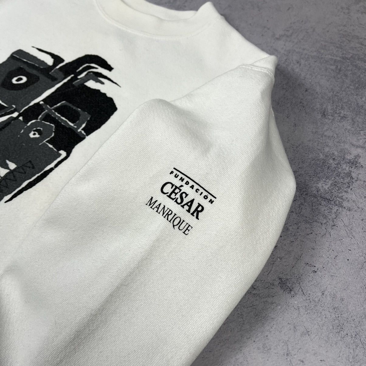 Vintage Vintage Cesar Manrique Art big logo sweatshirt 90’s Size US M / EU 48-50 / 2 - 9 Thumbnail
