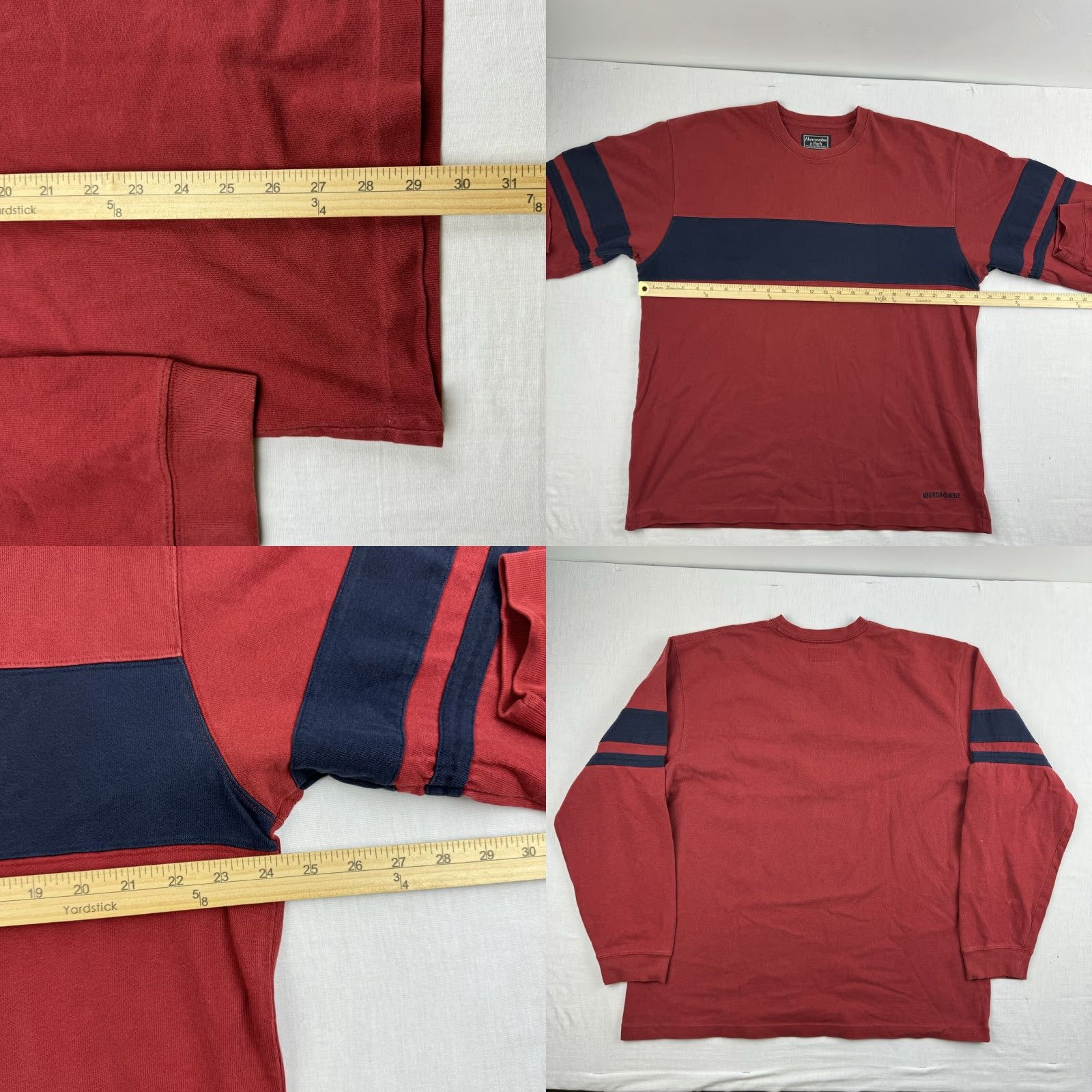 Abercrombie & Fitch Vintage Abercrombie & Fitch Sweatshirt Adult XL Red Hipster Pullover 2000s Y2K Mens Size US XL / EU 56 / 4 - 8 Thumbnail