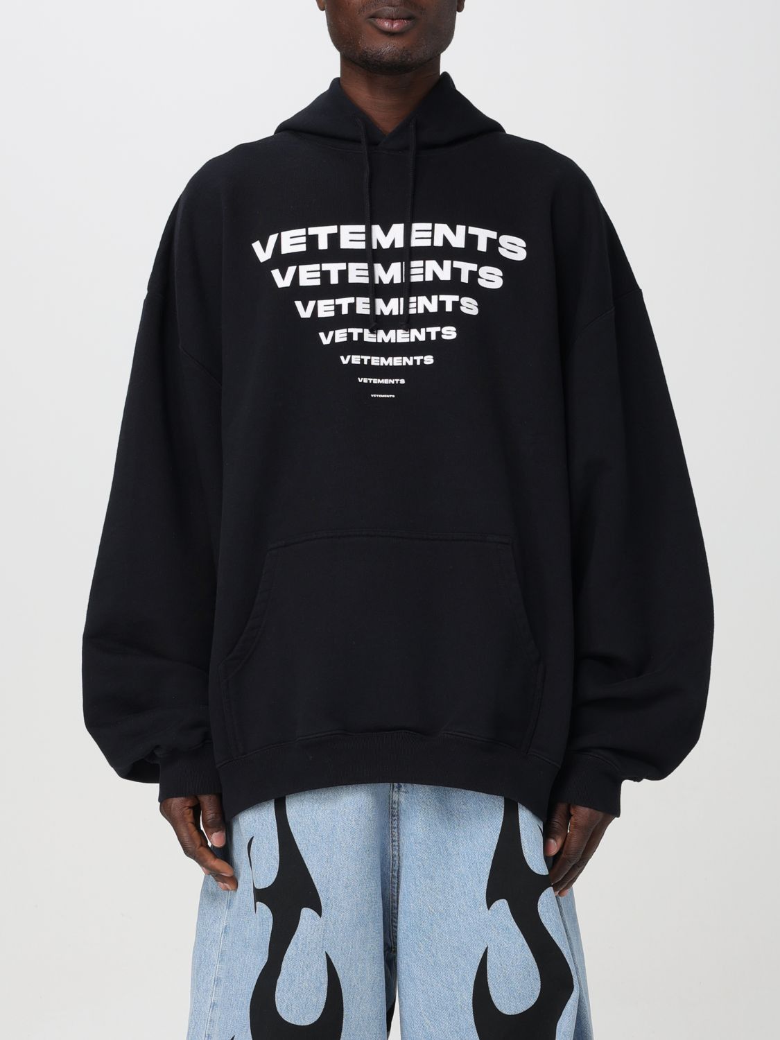 image of Vetements Sweatshirt Men Black (Size Large)