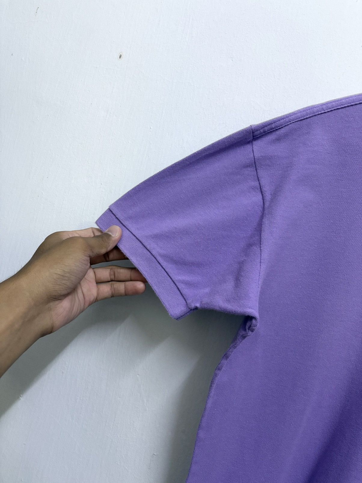 Gucci 2000's Gucci Basic Logo Embroidered Purple Polo Shirt Size US M / EU 48-50 / 2 - 7 Thumbnail
