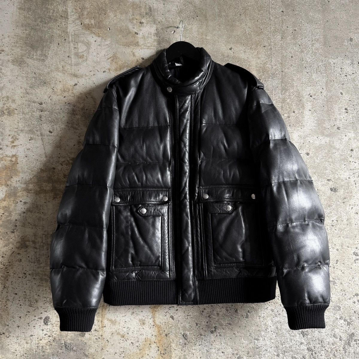 Dior Dior Homme AW08 Leather Puffer Down Jacket By KVA Size US L / EU 52-54 / 3 - 3 Thumbnail