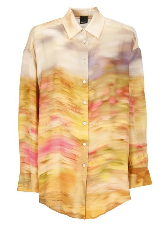 Pinko PINKO Women Shirts 104864 A2G0CN4 Orange Size M / US 6-8 / IT 42-44 - 1 Thumbnail