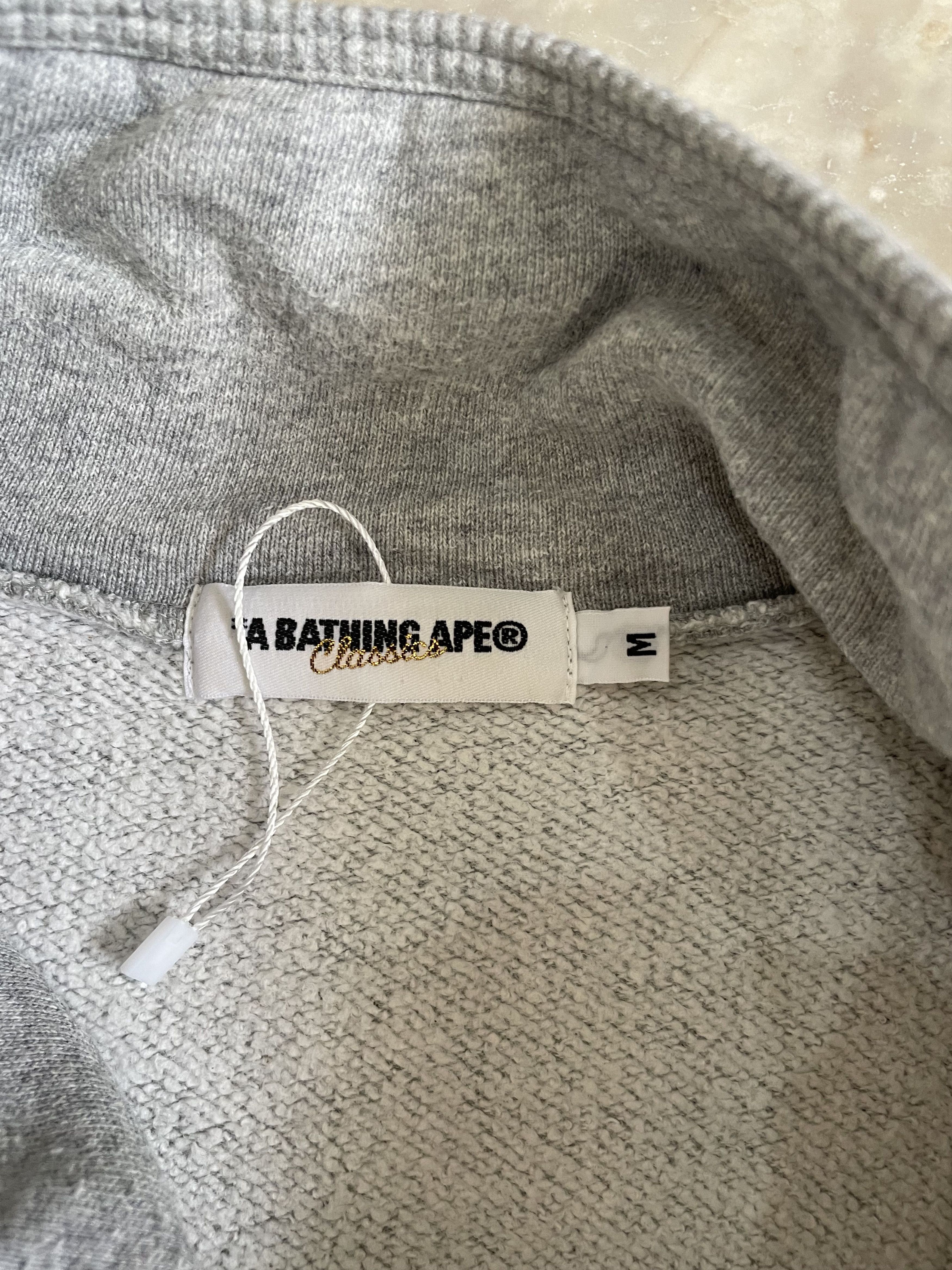 Bape × Nigo OG Bape Classic Bapesta Cursive Spellout Pullover Size US M / EU 48-50 / 2 - 8 Thumbnail