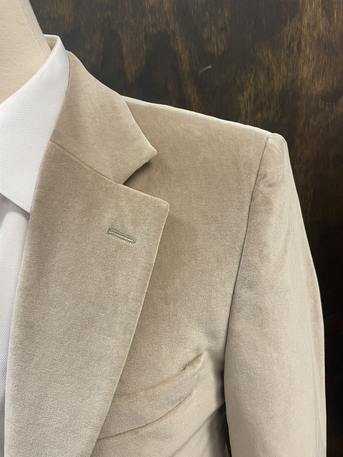 Hugo Boss Ticket Pocket Velvet Jacket Size 38R - 3 Thumbnail