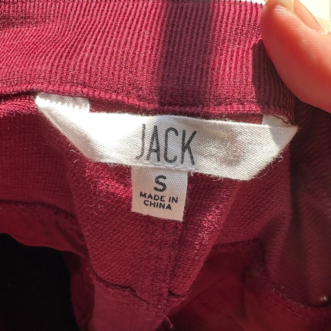 Other Jack Burgundy Red Corduroy Flare Low Rise Pants S Size 27" / US 4 / IT 40 - 10 Thumbnail