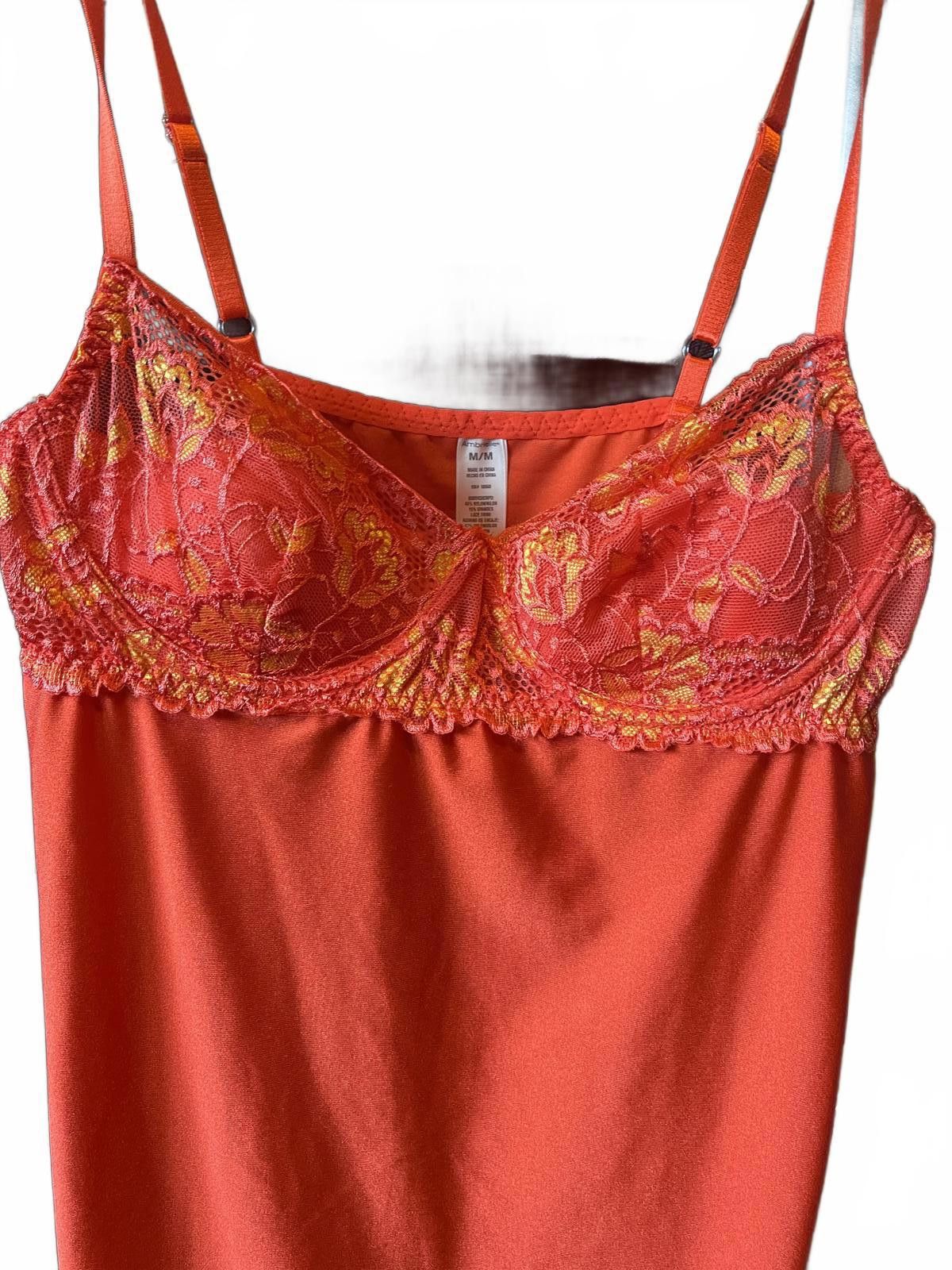 Designer Ambrielle orange nightgown Size M / US 6-8 / IT 42-44 - 4 Thumbnail