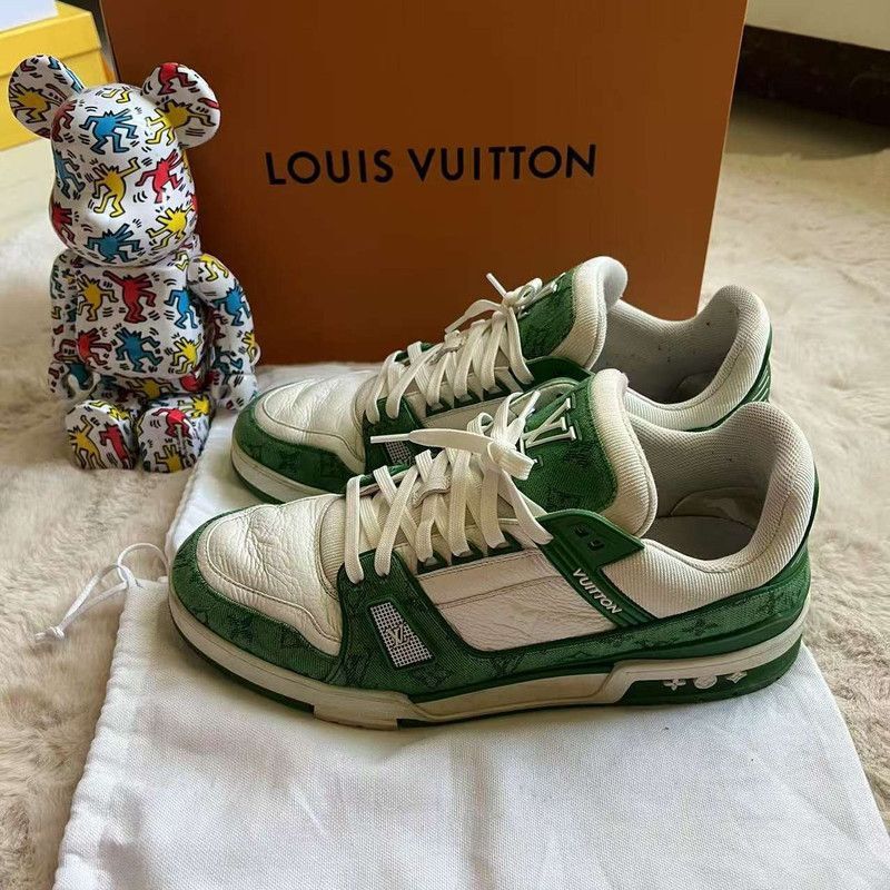Louis Vuitton Louis Vuitton Trainer Low-Top Fashion Sneakers -2508 Size US 10.5 / IT 40.5 - 1 Thumbnail
