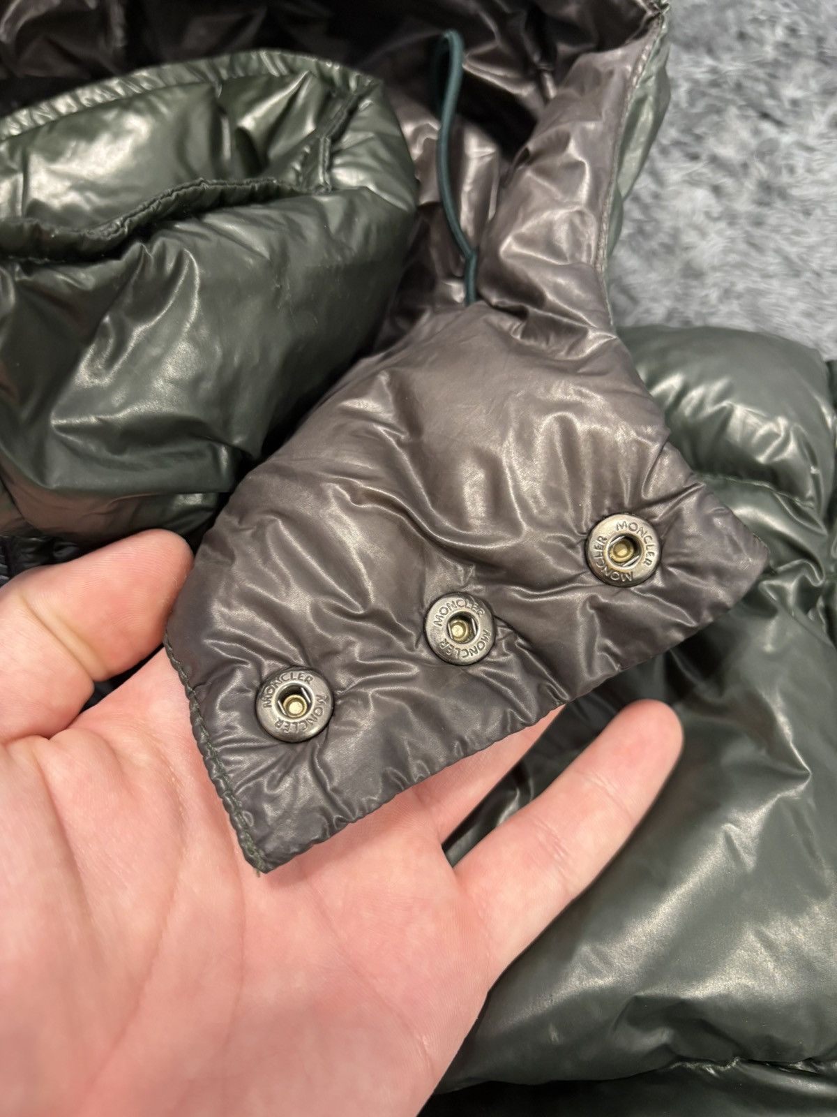 Moncler Moncler Zin Giubotto Down Jacket Rare Green Color Size US S / EU 44-46 / 1 - 22 Thumbnail