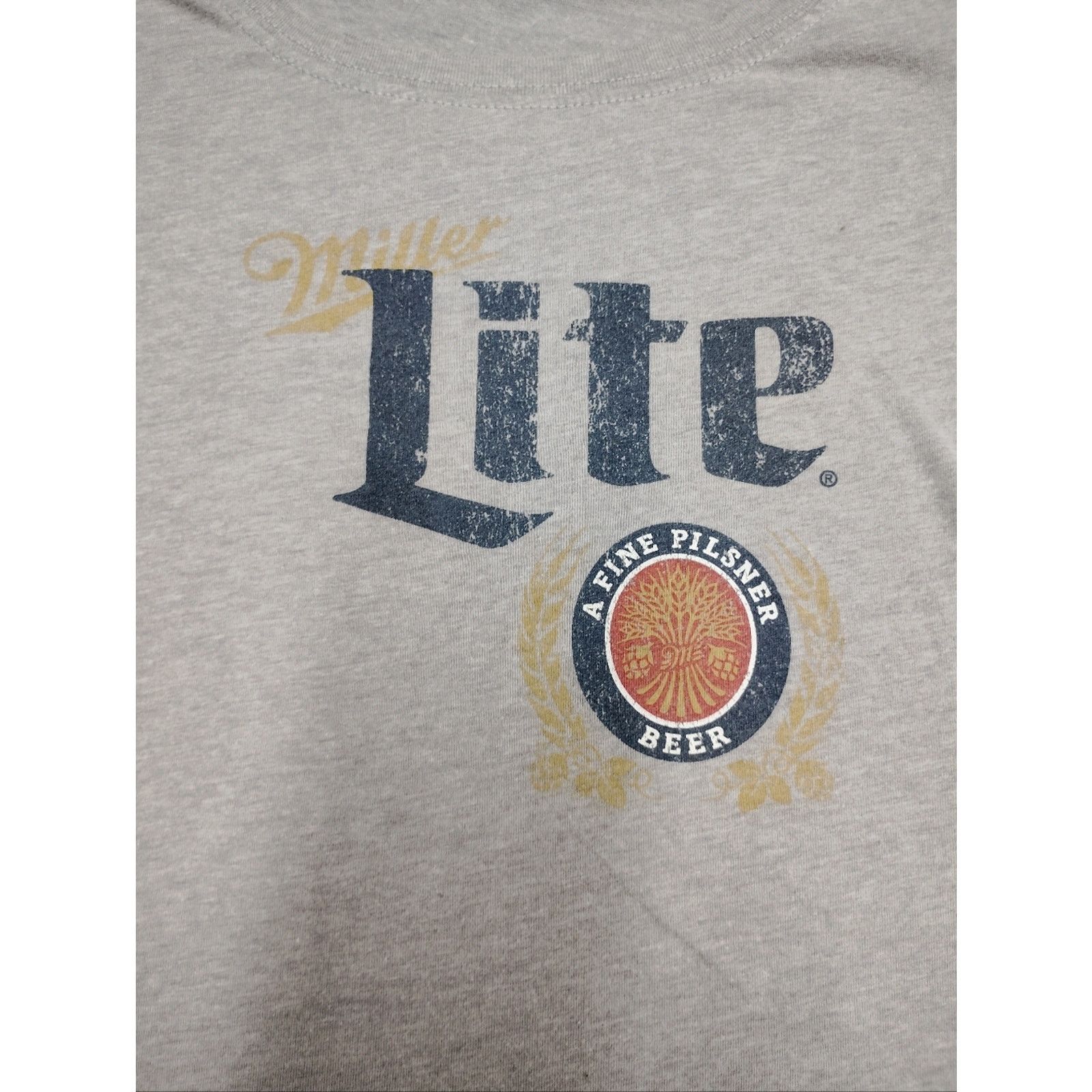 Next Level Apparel Next Level Apparel Light Gray Miller Lite Graphic Tee Size S / US 4 / IT 40 - 2 Thumbnail