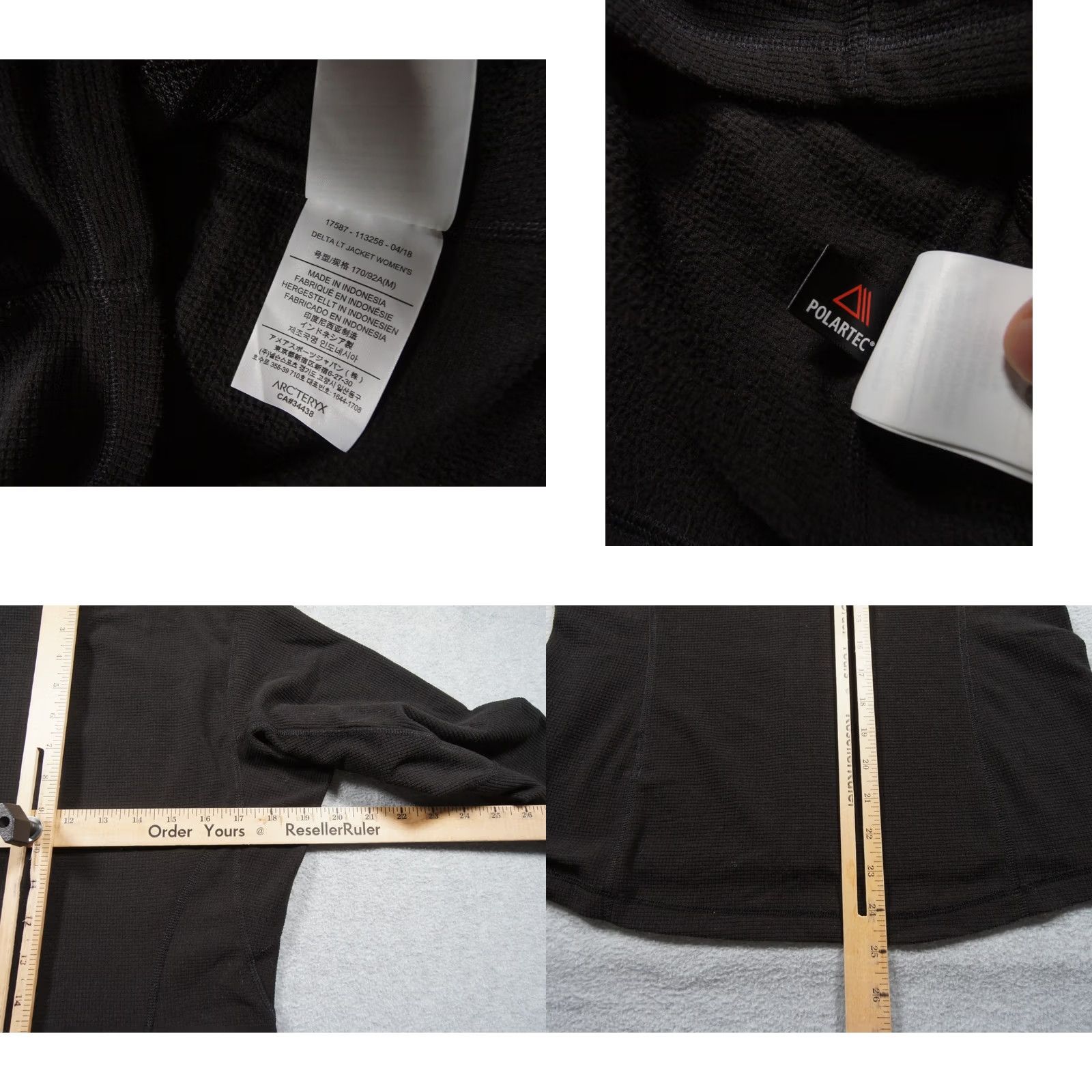 The North Face The North Face Acrteryx Jacket Womens M Black Fleece Full Zip Lightweight Delta Casual Outdoor Accessories Mens? Size M / US 6-8 / IT 42-44 - 8 Thumbnail
