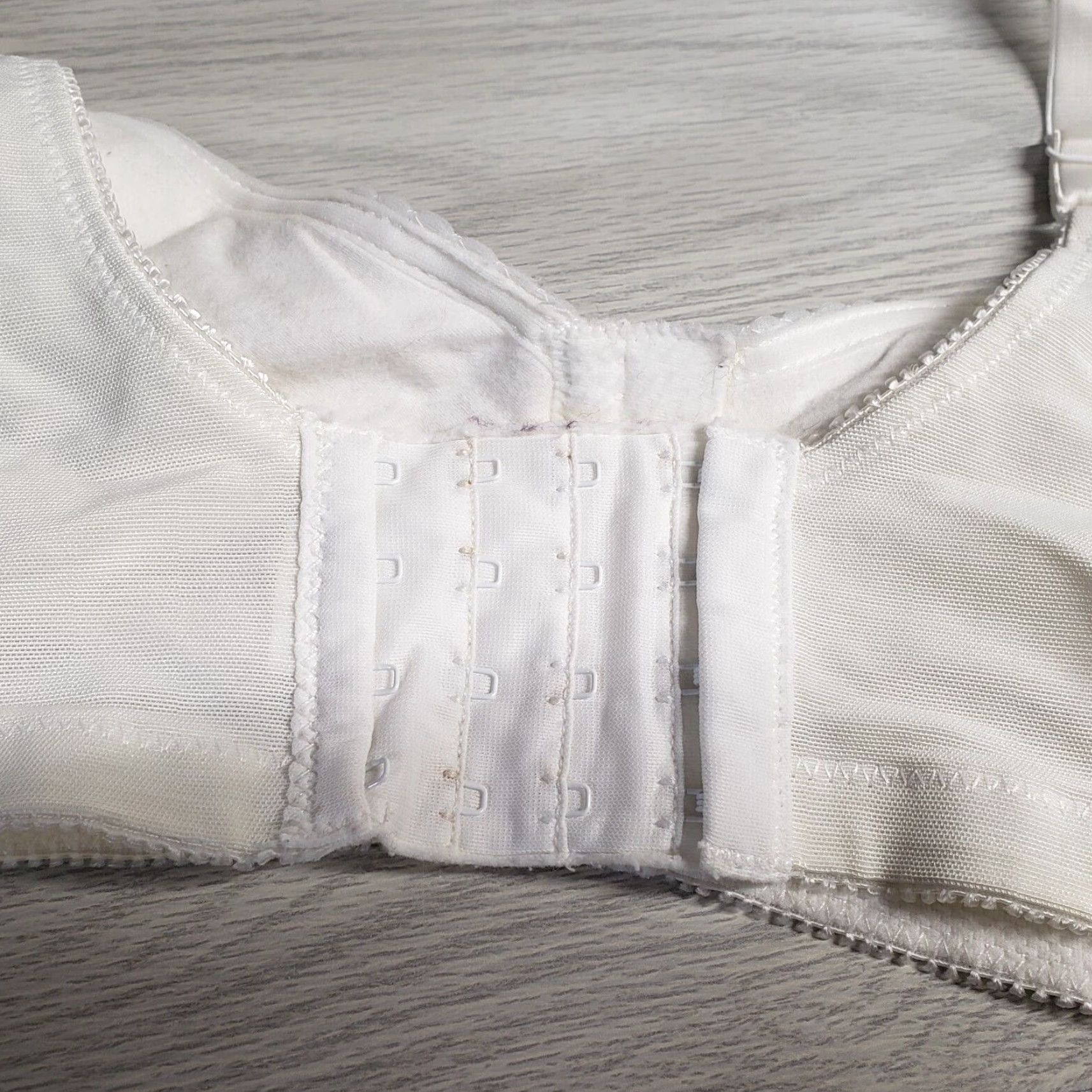 Vintage Rhapsody Bra Women's 34B White Sturgis Michigan 1563W Size ONE SIZE - 4 Thumbnail
