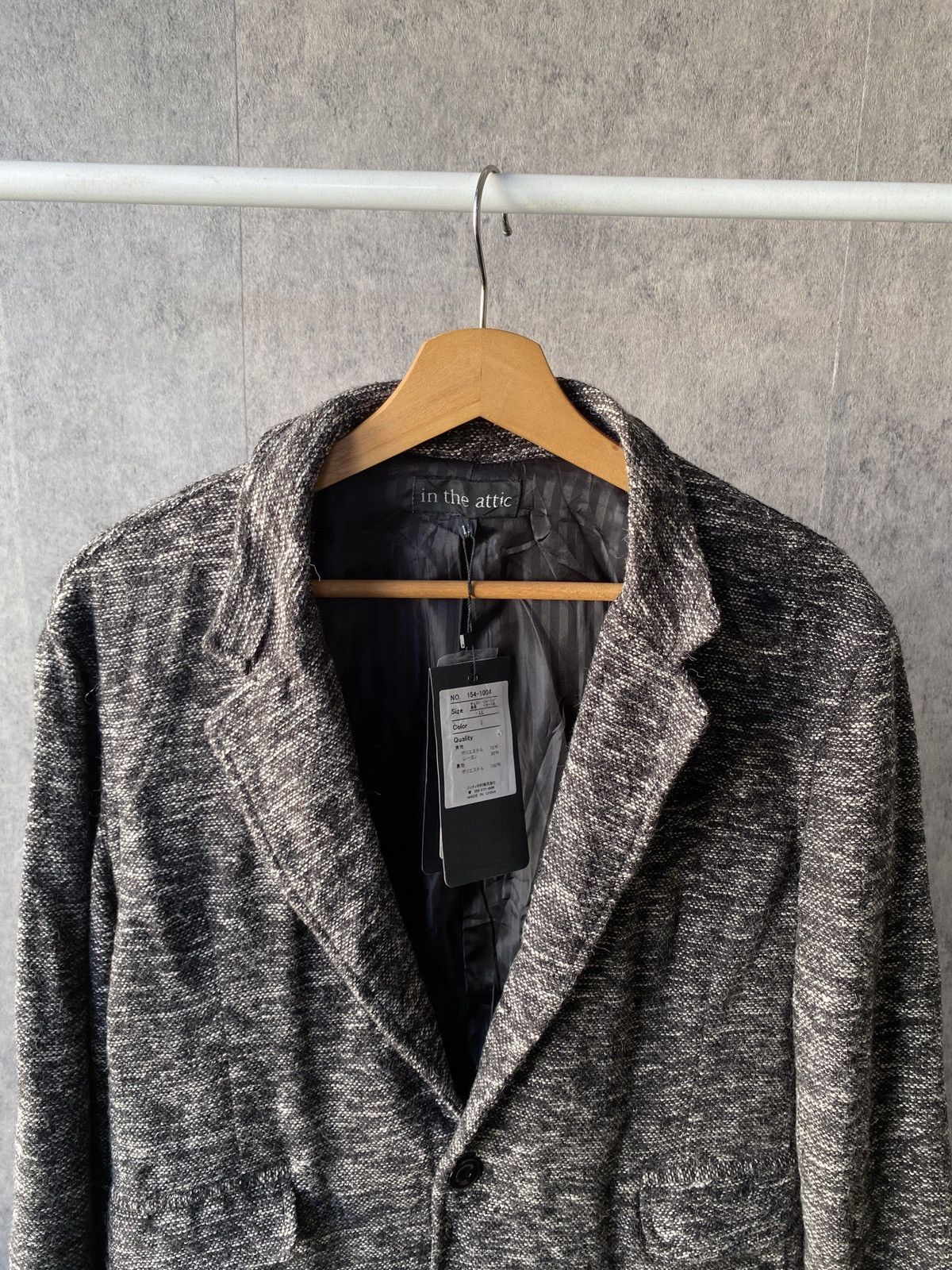 In The Attic NWT !!! In The Attic Japan Knit Blazer Size US M / EU 48-50 / 2 - 3 Thumbnail