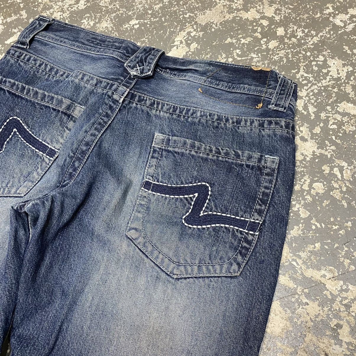 Blue Gear × Vintage Vintage Hollywood Y2K Embroidered Denim Jean Size US 34 / EU 50 - 3 Thumbnail