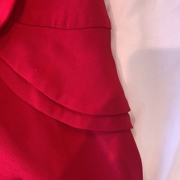 Carolina Herrera CAROLINA HERRERA size 16 knee length red dress in excellent Size XXL / US 16-18 / IT 52-54 - 7 Thumbnail