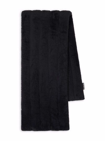Balenciaga Balenciaga Quilted Stripe Faux Fur Scarf Size ONE SIZE - 1 Thumbnail
