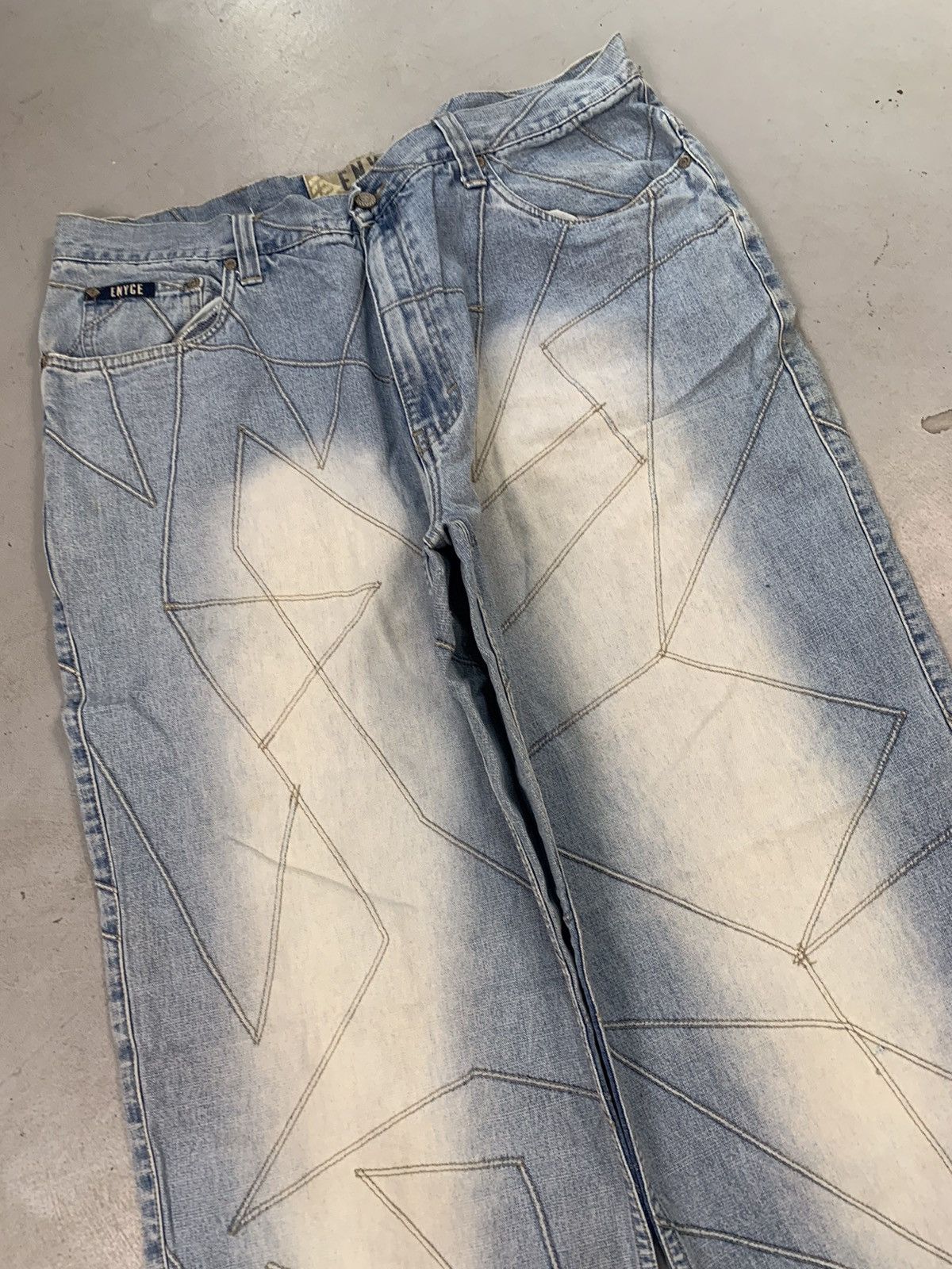 Southpole Vintage rare enyce spell out denim Size US 38 / EU 54 - 7 Thumbnail