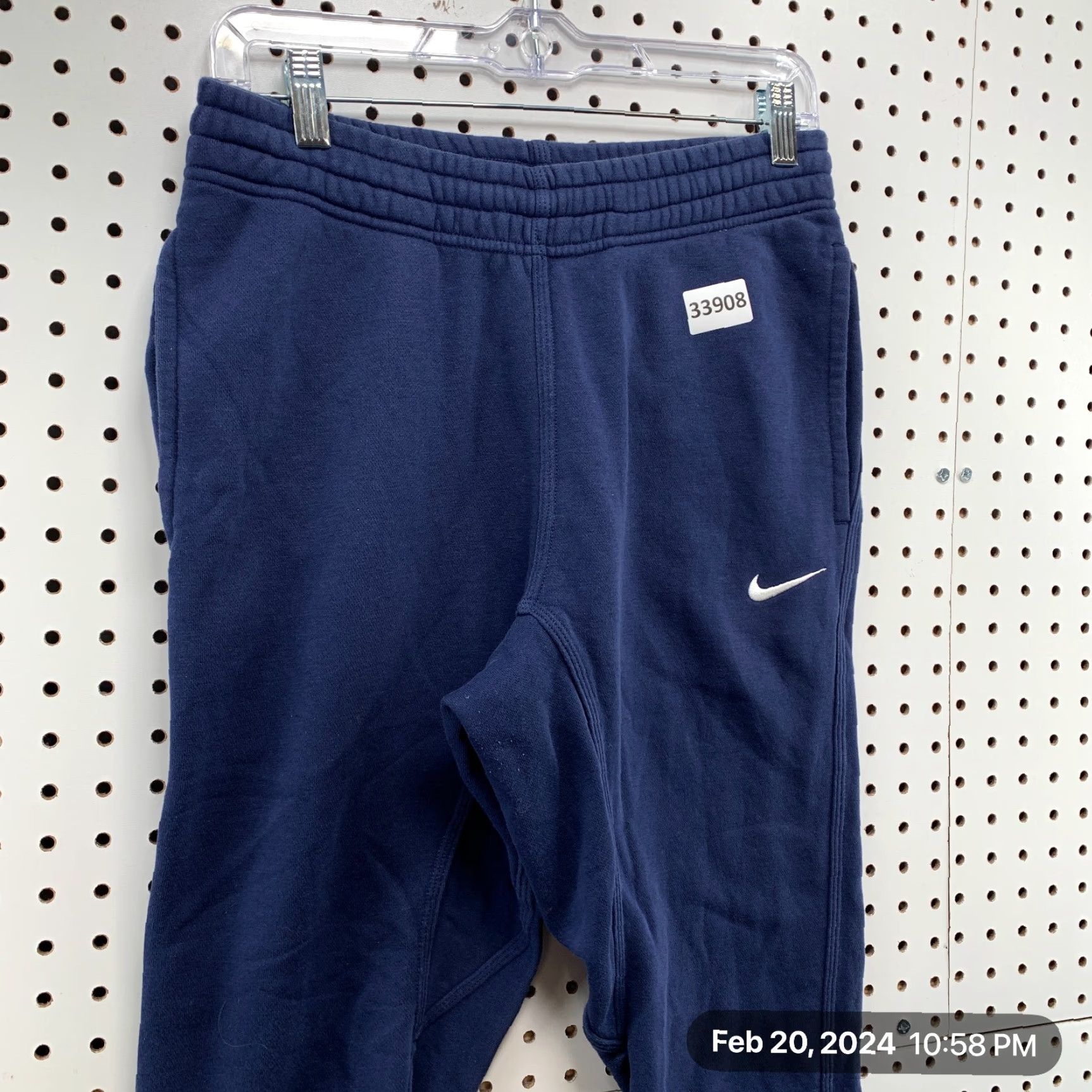 Nike VINTAGE Nike Sweatpants Mens S Blue SPell Out Embroidered Swoosh 28x27.5 Size US S / EU 44-46 / 1 - 4 Thumbnail