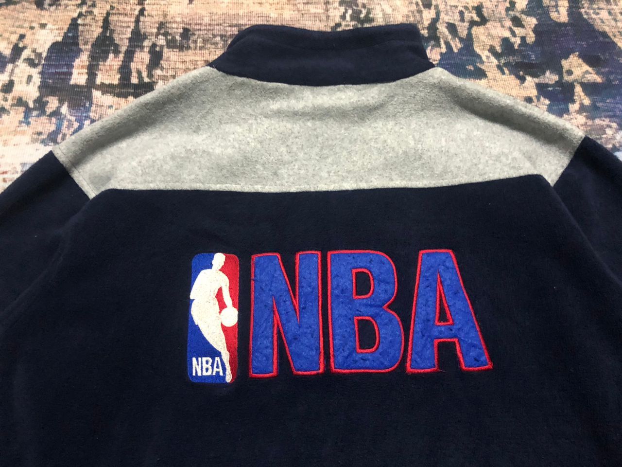 NBA Vintage NBA Big Logo Fleece Zipper Jacket Size US M / EU 48-50 / 2 - 5 Thumbnail