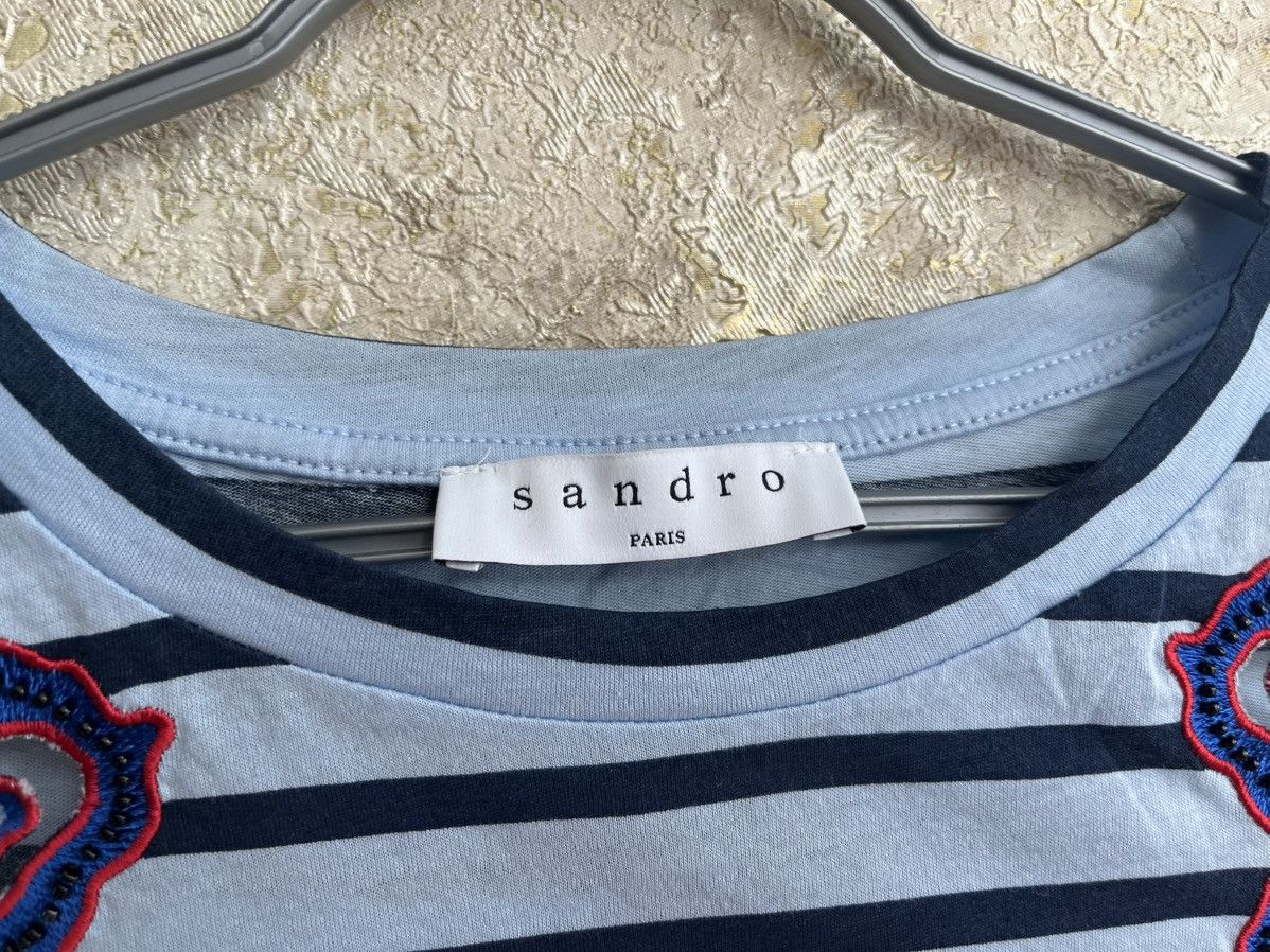 Sandro Sandro Paris Flowers Tshirt Size S / US 4 / IT 40 - 5 Thumbnail