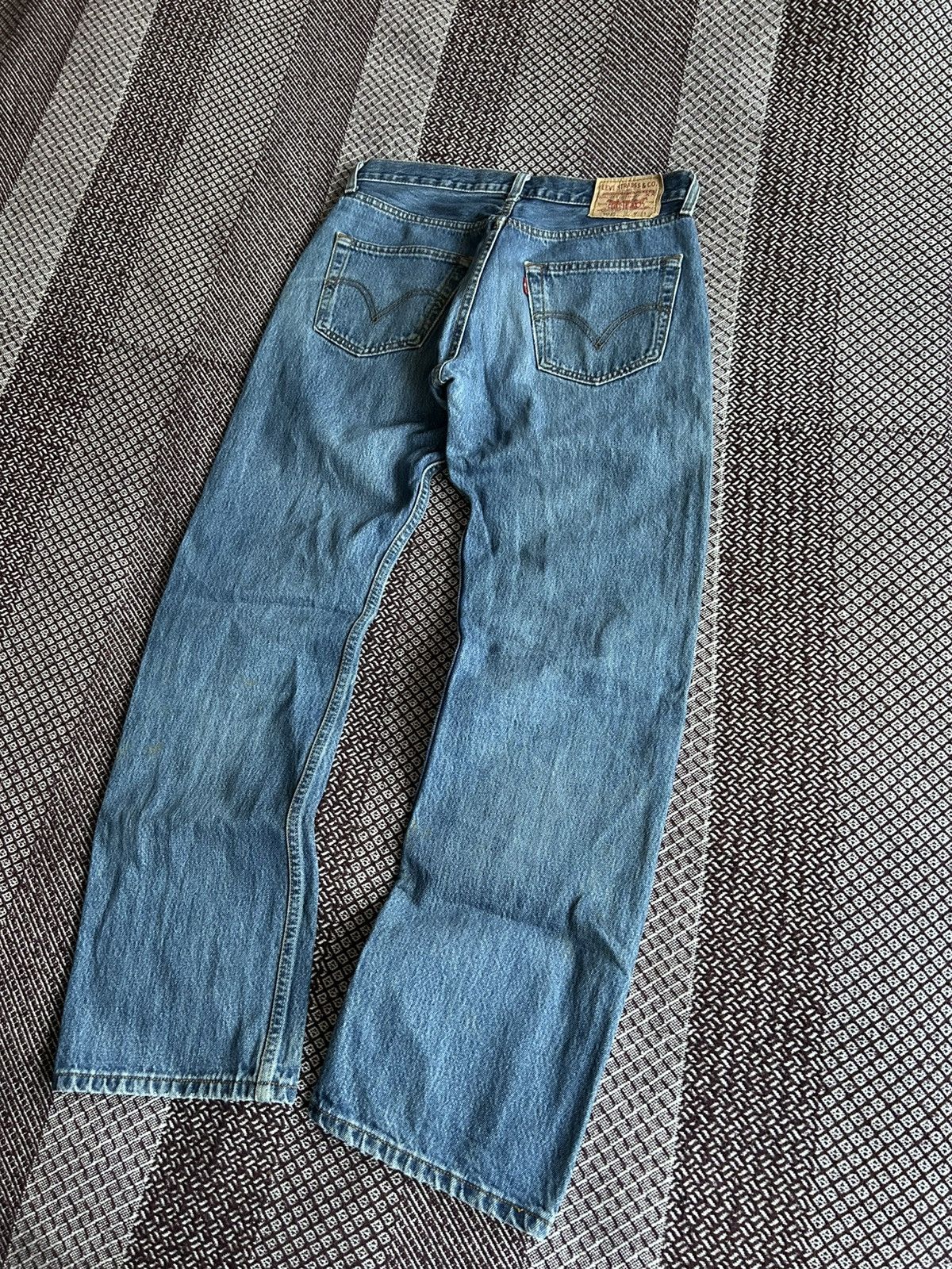 Levi's Vintage Levis 501 Denim Wash Dirty Jeans Streetwear Size W32 Size US 32 / EU 48 - 2 Thumbnail