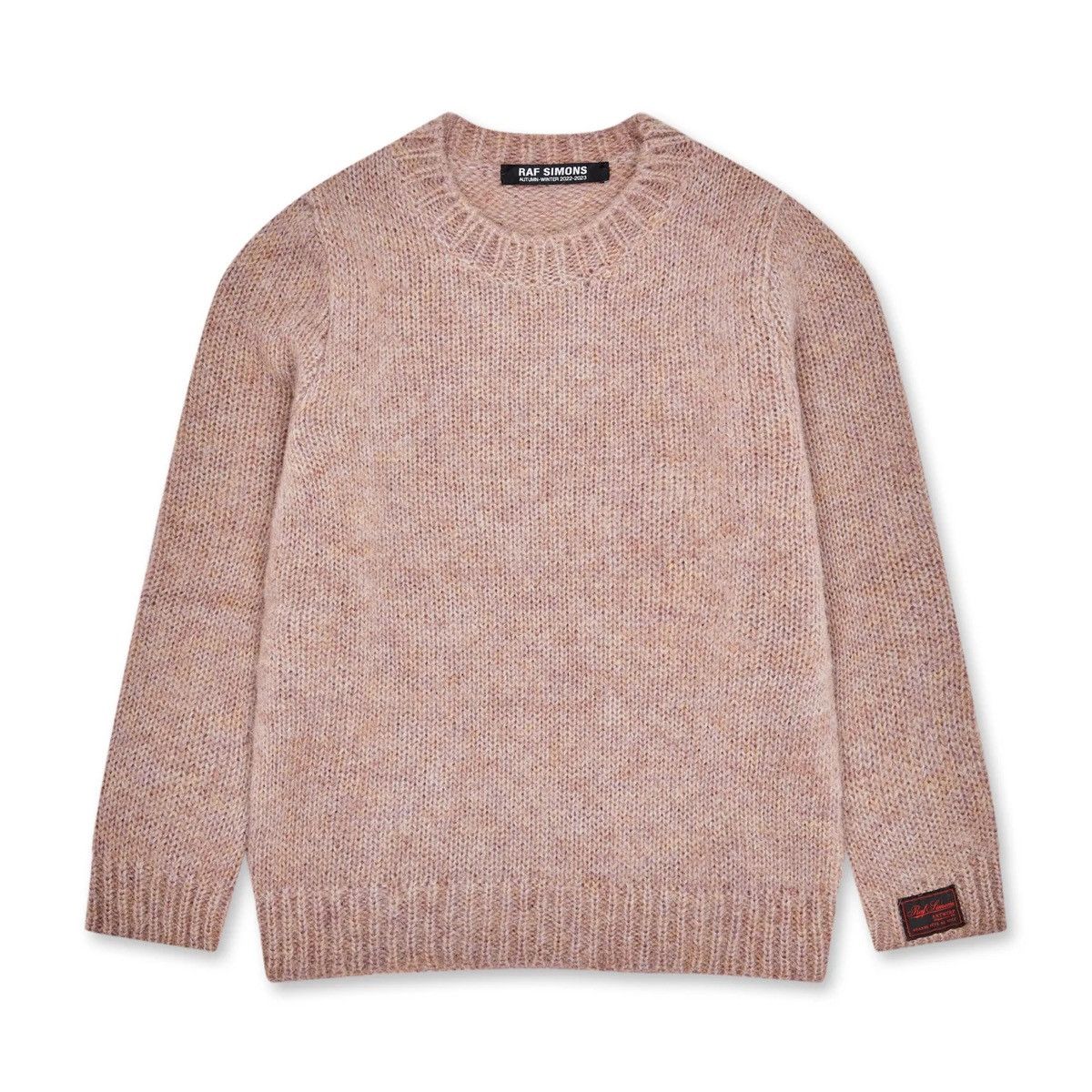 Raf Simons !DS! AW22/23 Raf Simons Roundneck Pink Mohair Sweater Size US S / EU 44-46 / 1 - 4 Thumbnail