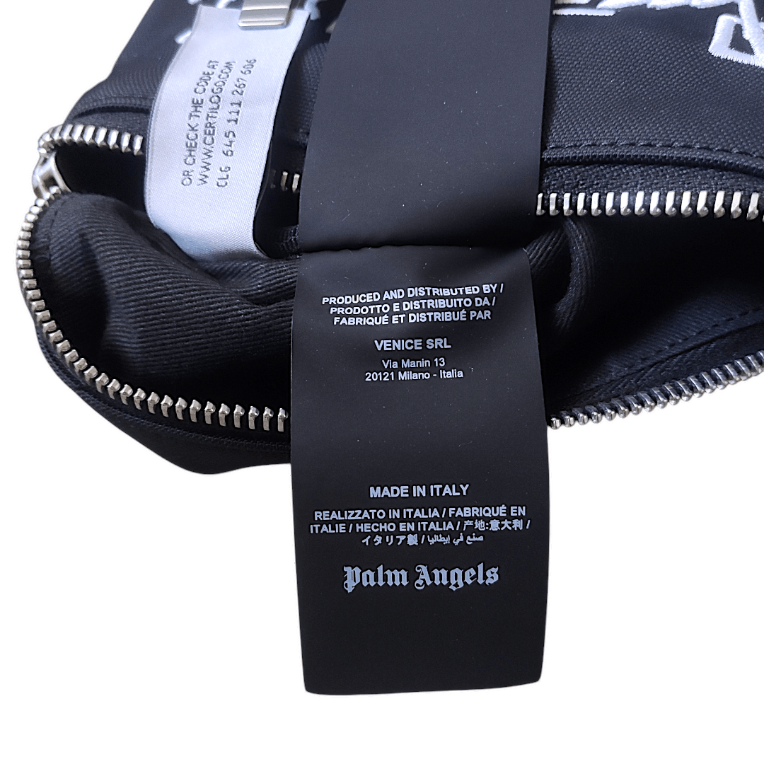 Palm Angels PALM ANGELS - Cylindrical Crossbody Bag Embroidered Logo Size ONE SIZE - 13 Thumbnail