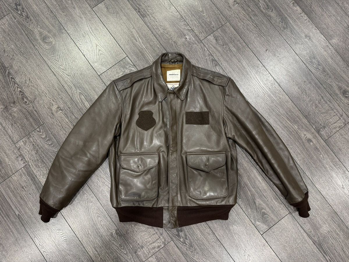 Cockpit USA Horsehide leather jacket Cockpit USA A-2 Flight Jacket 2007 Size US XL / EU 56 / 4 - 2 Thumbnail