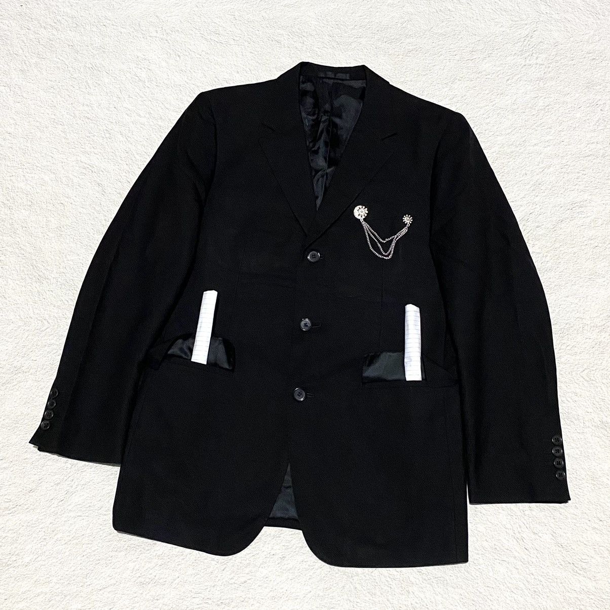 Yohji Yamamoto 🔥RARE🔥 A.A.R Yohji Yamamoto Blazer Size US M / EU 48-50 / 2 - 3 Thumbnail