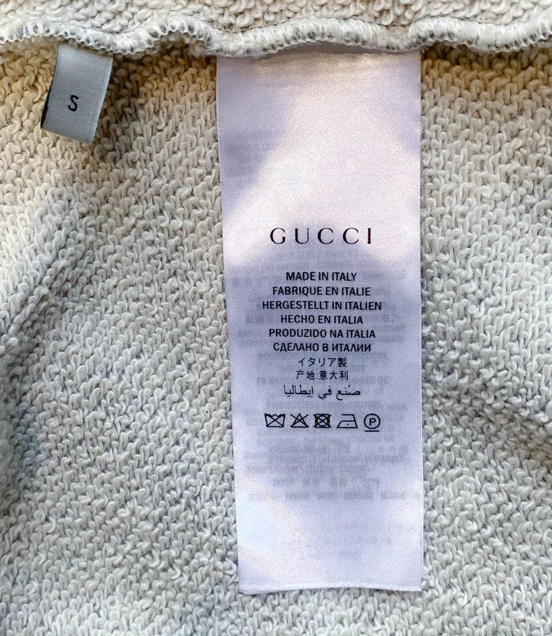 Gucci Gucci Gray Planet Embroidered Sweatshirt 2502-Nextarrow Size US S / EU 44-46 / 1 - 6 Thumbnail