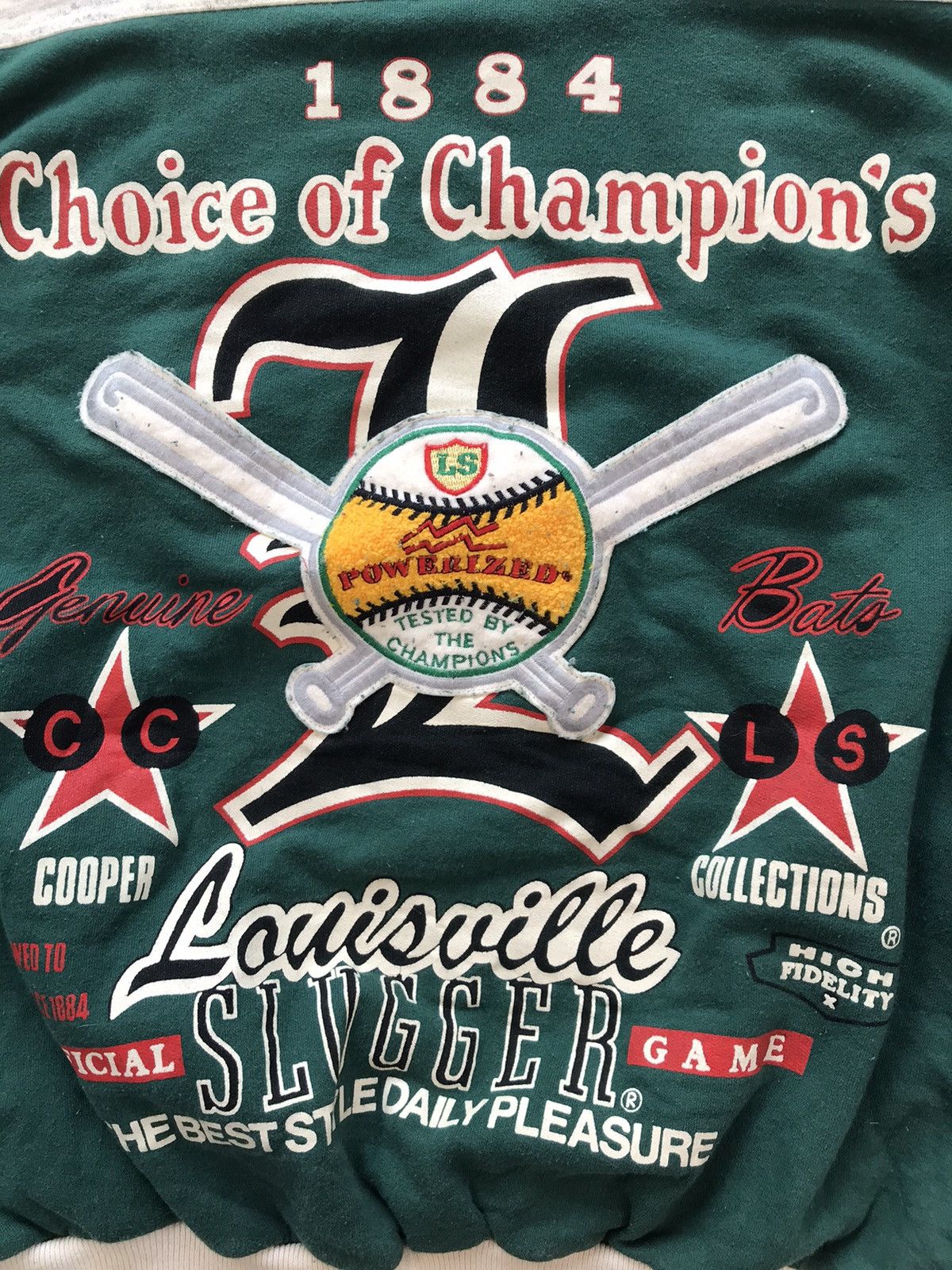 Louisville Slugger × Vintage Vintage Louisville slugger SpellOut baseball ⚾️ sweatshirt Size US XL / EU 56 / 4 - 4 Thumbnail