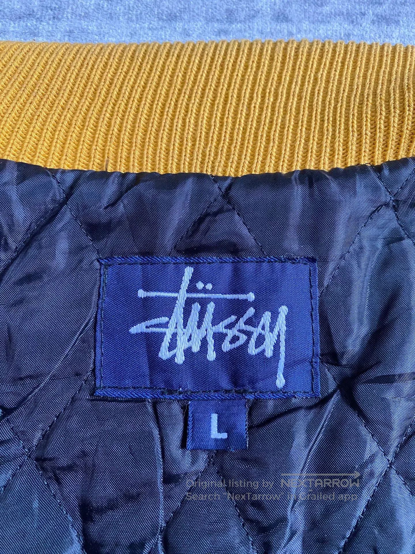Stussy stussy big 4 vintage baseball jacket. Size US L / EU 52-54 / 3 - 6 Thumbnail