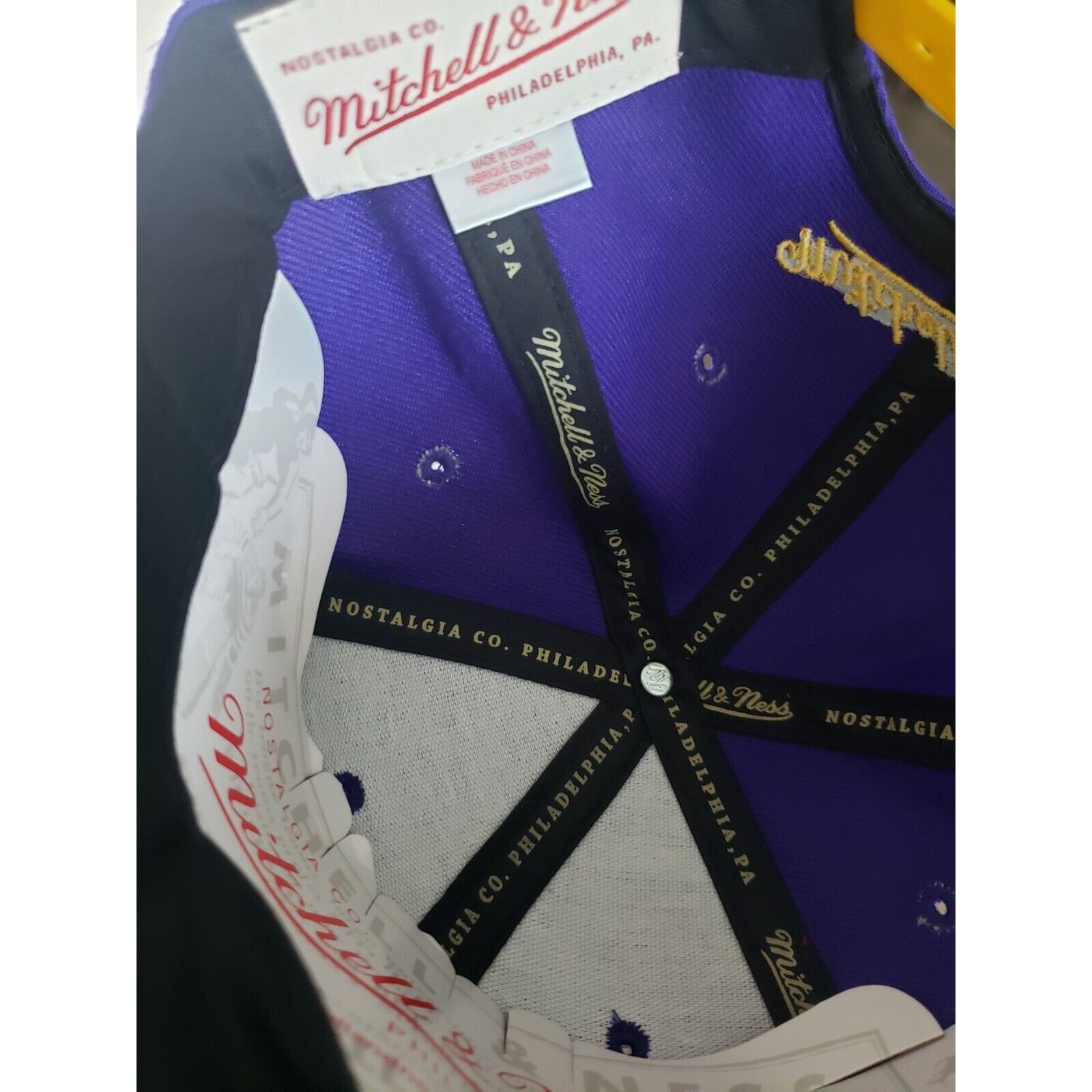 Mitchell & Ness Los Angeles Lakers Hat 2009 NBA Finals Purple Mitchell Ness Size ONE SIZE - 9 Thumbnail