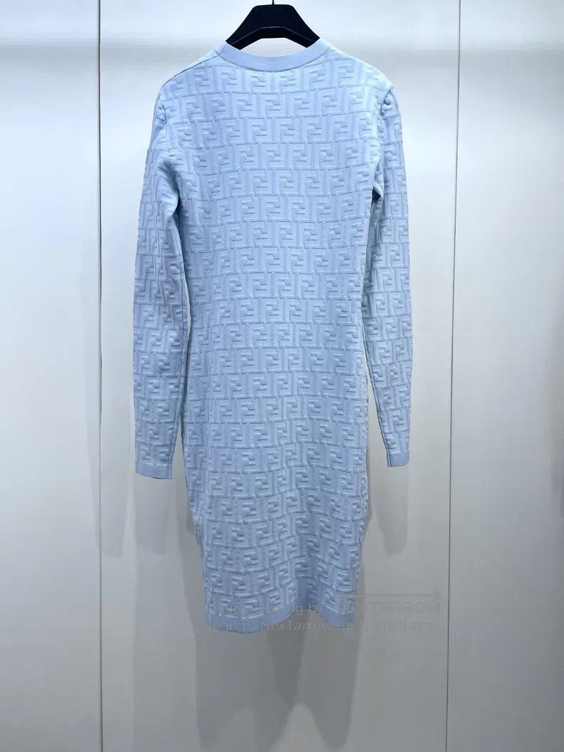 Fendi Fendi Full Print Knit Dress Size XS / US 0-2 / IT 36-38 - 3 Thumbnail