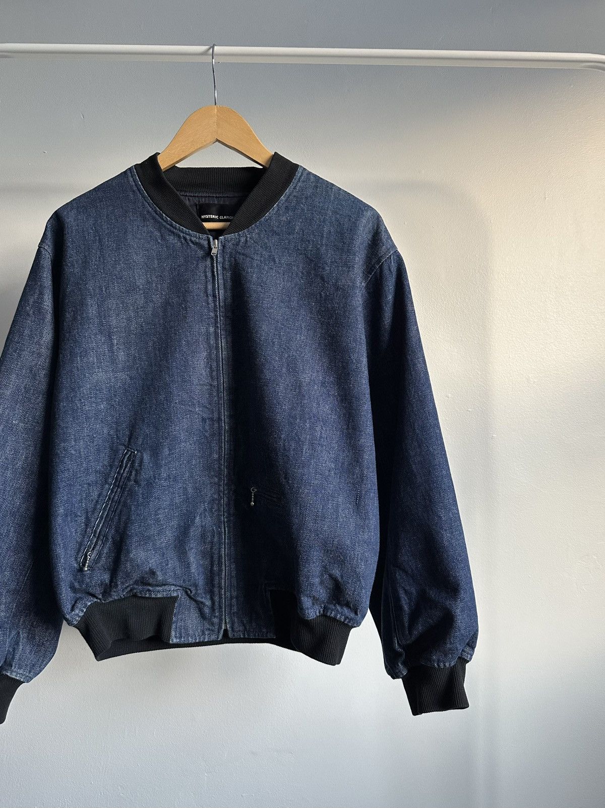 Hysteric Glamour Hysteric Glamour Flower Graphic Denim Bomber Jacket Size US M / EU 48-50 / 2 - 5 Thumbnail