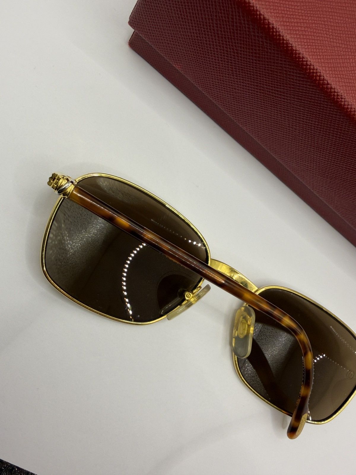 Cartier Cartier Aube Or gold plated sunglasses Size ONE SIZE - 8 Thumbnail