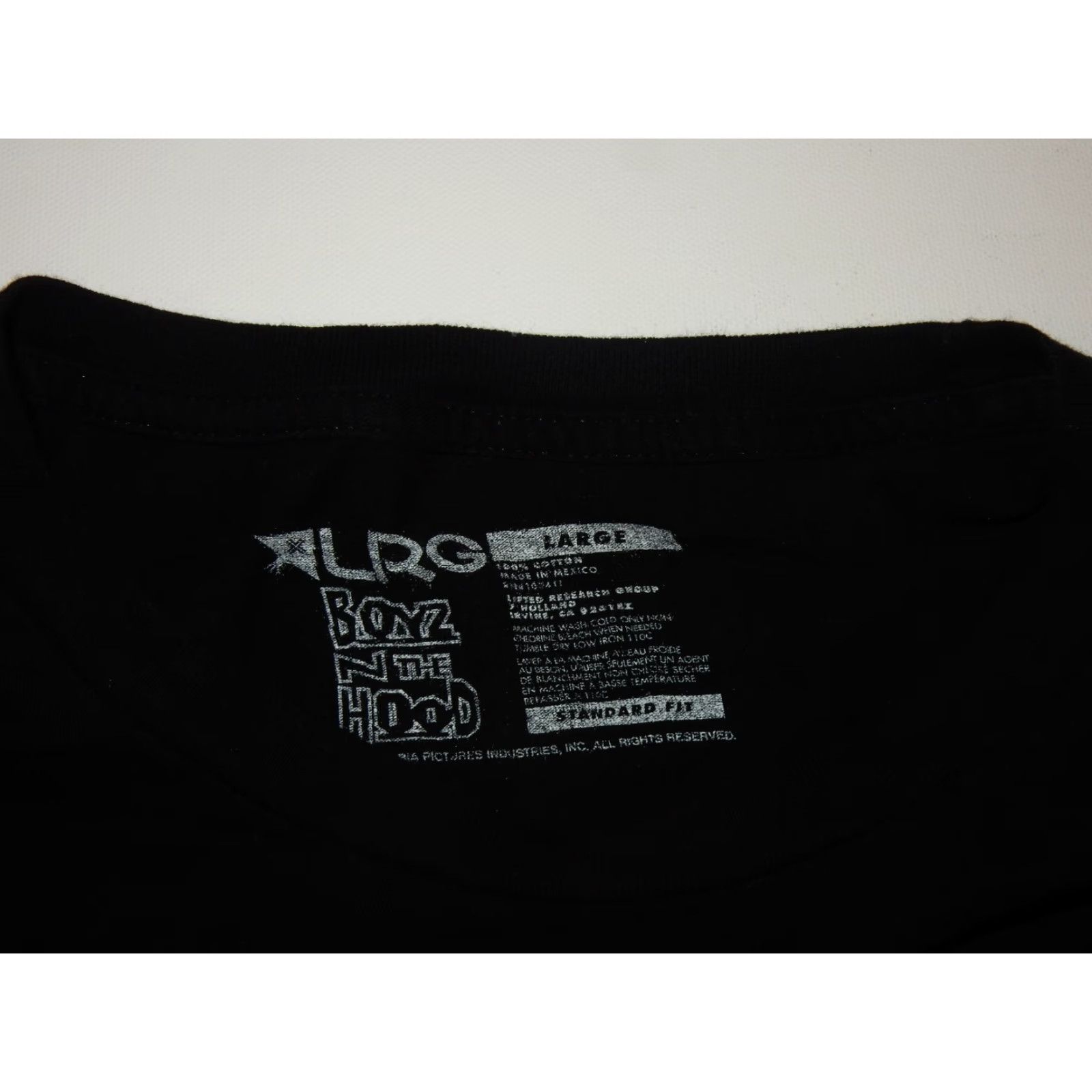 Vintage LRG Men’s Large Black Long Sleeve Graphic T-Shirt – Boyz N The Hood Size US L / EU 52-54 / 3 - 2 Thumbnail