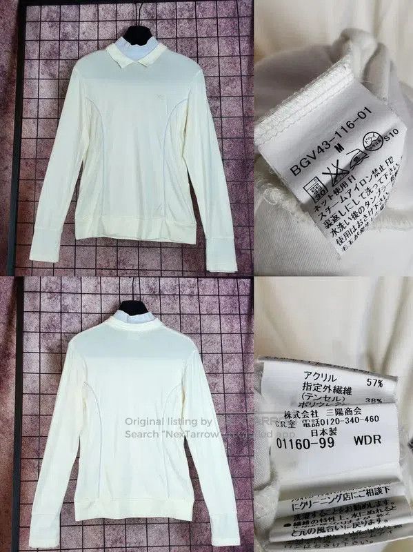 Burberry Burberry Women's Embroidered High-Neck Knit Top. Size M / US 6-8 / IT 42-44 - 2 Thumbnail