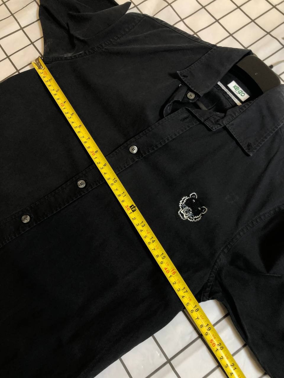 Kenzo Kenzo Paris Overshirt Size XS Black Logo Casual Fit Size US XS / EU 42 / 0 - 11 Thumbnail